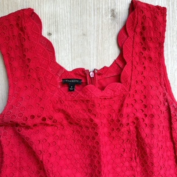 Talbots eyelet dress size 8 - Picture 3 of 3